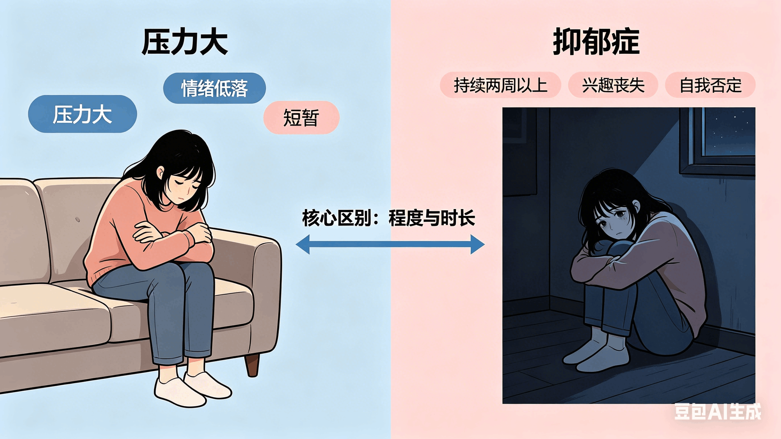 “我就是心情不好，需要看医生吗?”——一文分清抑郁情绪与抑郁症